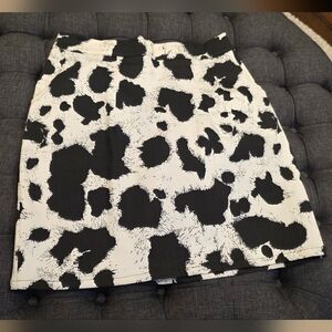 Vixen Rebel Mini skirt XL Cow Print